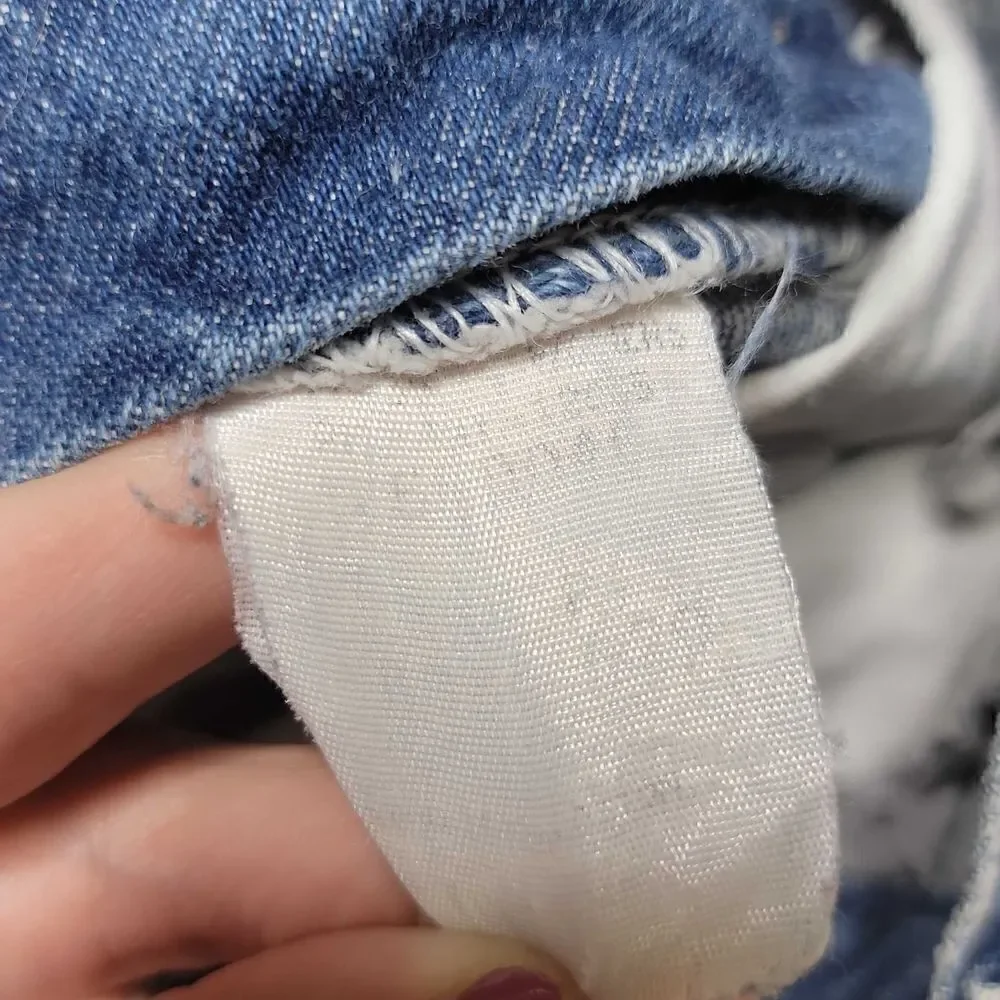 L.L. Bean Distressed Relaxed Fit Denim Jeans